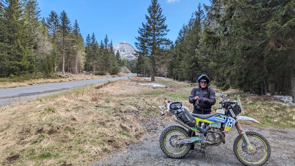 Motard au mont mezenc
